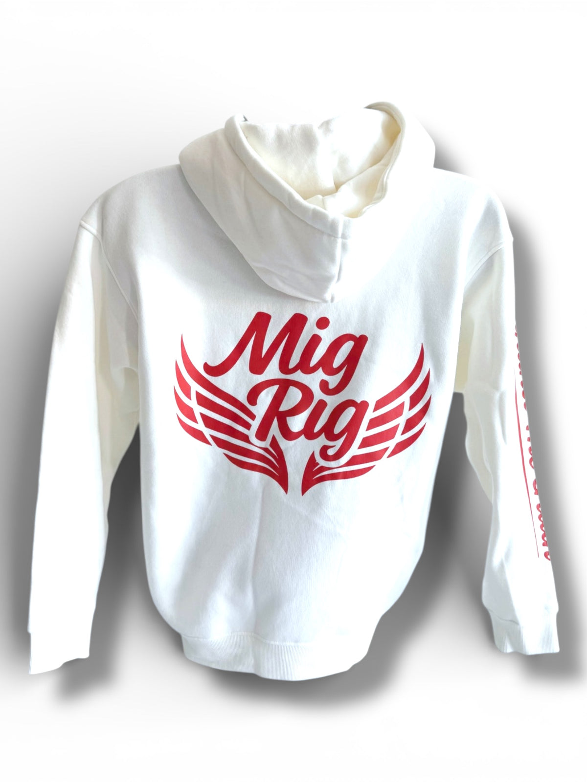 White Devil Heavy Weight Hoody - MIGRIG