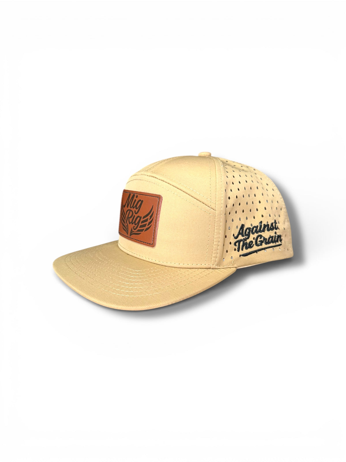 Field Tan 7 Panel Hat - MIGRIG