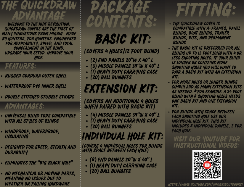 QuickDraw Covers - MigRig Store